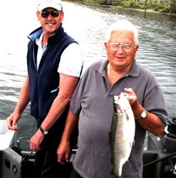 Rufus Woods Dad and Rick