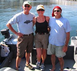 Wells Dam Rollie Schmitten, Linda Parlette, Dennis Beich