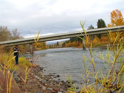 Okanogan R. Below S. Bridge
