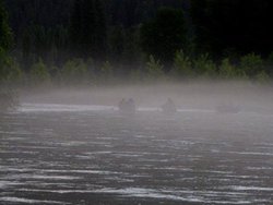 Icicle Boats in Fog Best