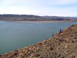 Columbia River Bar Below Vantage Bridge
